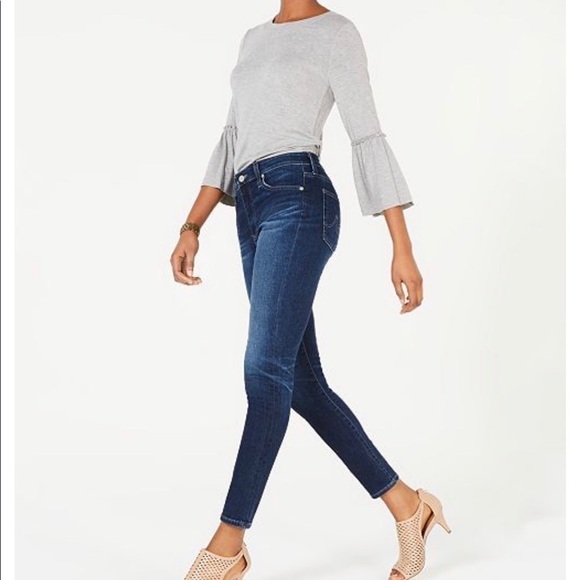 Ag The Farrah High Rise Skinny Ankle Jeans Size 27 - Picture 2 of 10